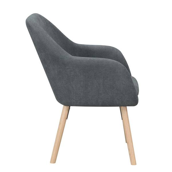 Convenience Concepts Charlotte Gray Upholstery Arm Chair - image 5