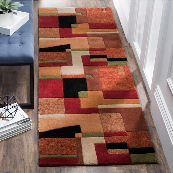 Rodeo Drive Multi 3 ft. x 22 ft. Geometric Runner Rug