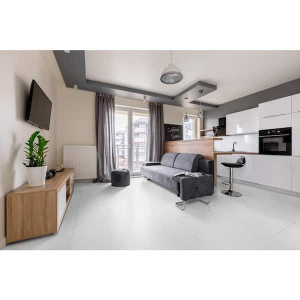 Miraggio Gray 24 in. x 48 in. Matte Porcelain Marble Look Floor and Wall Tile (608 sq. ft./Pallet)