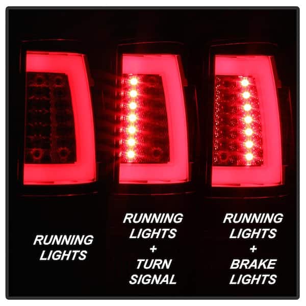 Motorenergy Tail Brake Light Set For 00-06 Chevy Suburban Tahoe / GMC Yukon XL – Red/Smoke