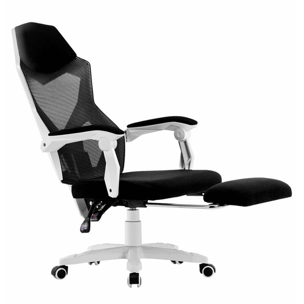 Boyel Living White Mesh High Back Adjustable Recliner Ergonomic   White Boyel Living Ergonomic Chairs Hf Wf Of002 Wt 64 1000 