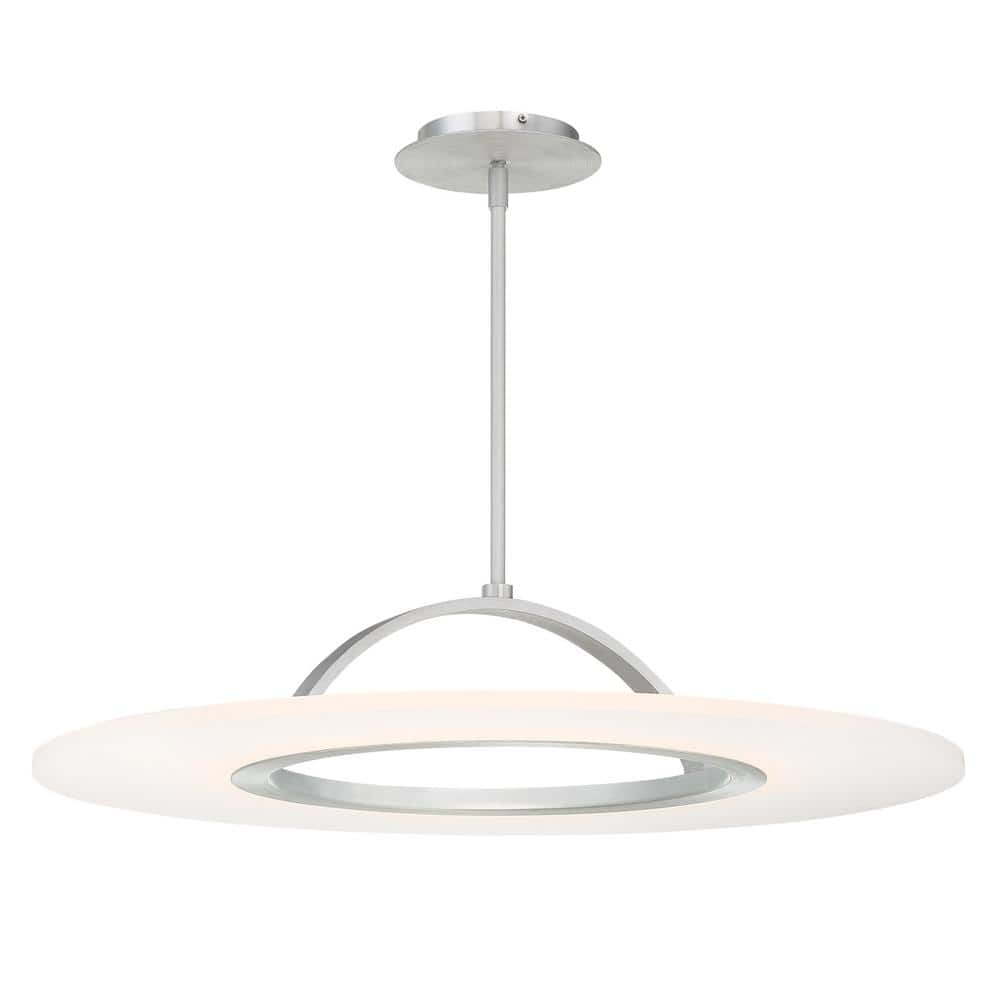 Elektron 28" Brushed Aluminum LED Versatile Flush Mount