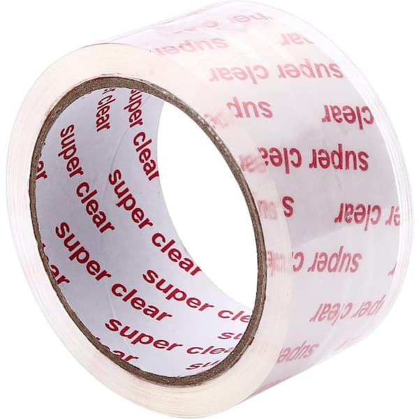 N/A 18 Rolls Clear Packing Tape 1.88 Width x 54.68 yds. Length 2.95 Core Crystal Clear Strong Adhesive for Shipping Moving