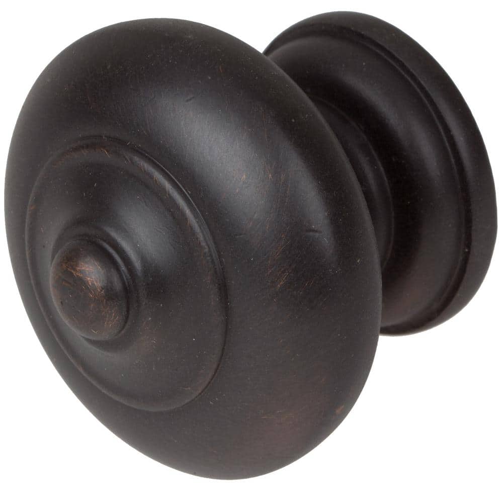 Oil Rubbed Bronze Round Ring Mushroom Cabinet Knob