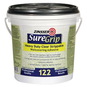 1-gal. SureGrip 122 Heavy Duty Clear Strippable Adhesive (Case of 4)