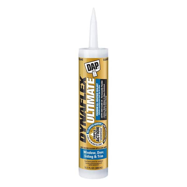 Dynaflex Ultimate 10.1 oz. Clear Premium All Weather Exterior Window, Door, Siding & Trim Sealant