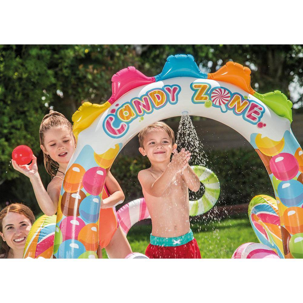 Intex Candy Zone Inflatable Play Center with Water Slide