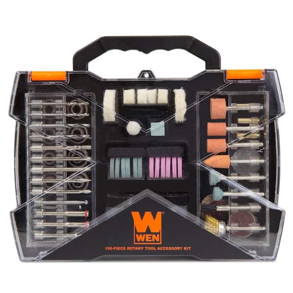 WEN 230282A 282-Piece Rotary Tool Accessory Kit with Carrying Case