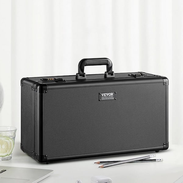 VEVOR Graded Card Storage Box 5-Slots Black Picture Frame Carrying