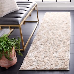 Norway Beige/Ivory 2 ft. x 8 ft. Abstract Striped Runner Rug