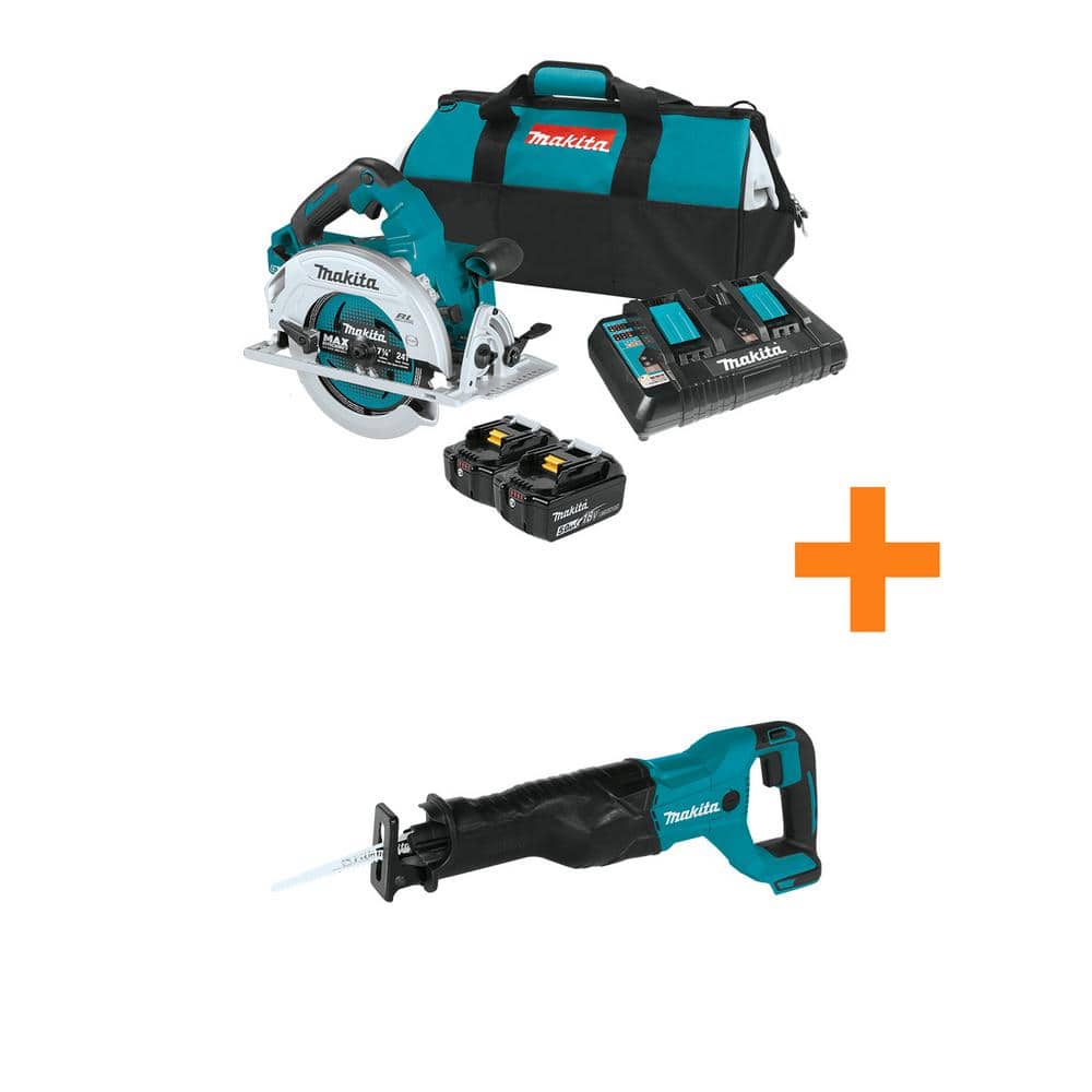 18V X2 LXT (36V) Brushless 7-1/4 in. Circular Saw Kit 5.0Ah with 18V LXT Reciprocating Saw price history on PriceWatchPro