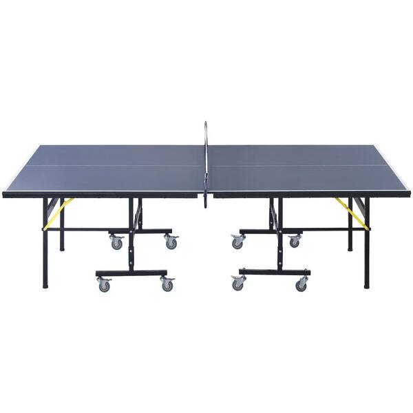 TIRAMISUBEST Movable and Foldable Thicker Version Competition-Ready Indoor  and Outdoor Table Tennis Table with Cover (15 mm Thick) W43XY327489 The  Home Depot