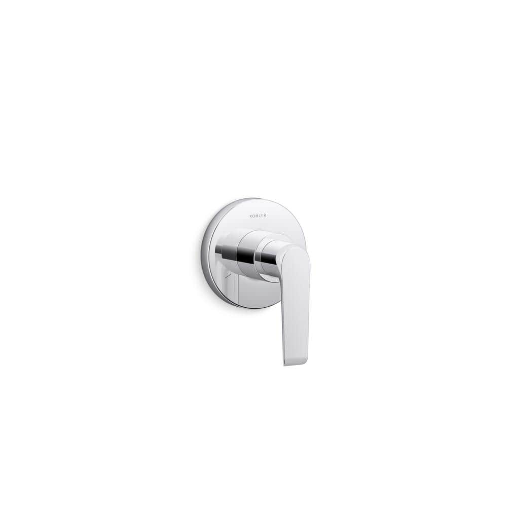 Polished Chrome Modern Lever Valve Handle Trim Kit