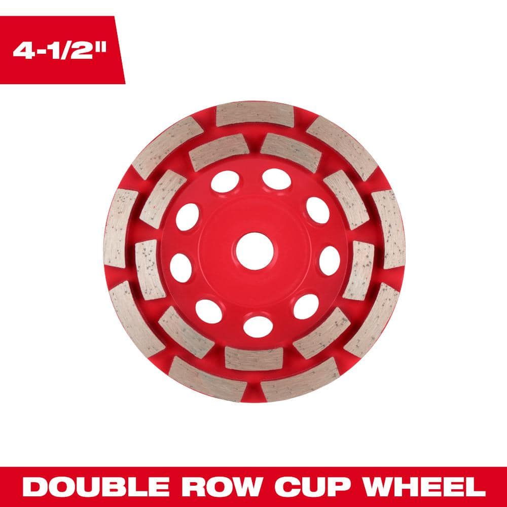 4.5 in. DIAMOND MAX Double Row Diamond Cup Wheel price history on PriceWatchPro