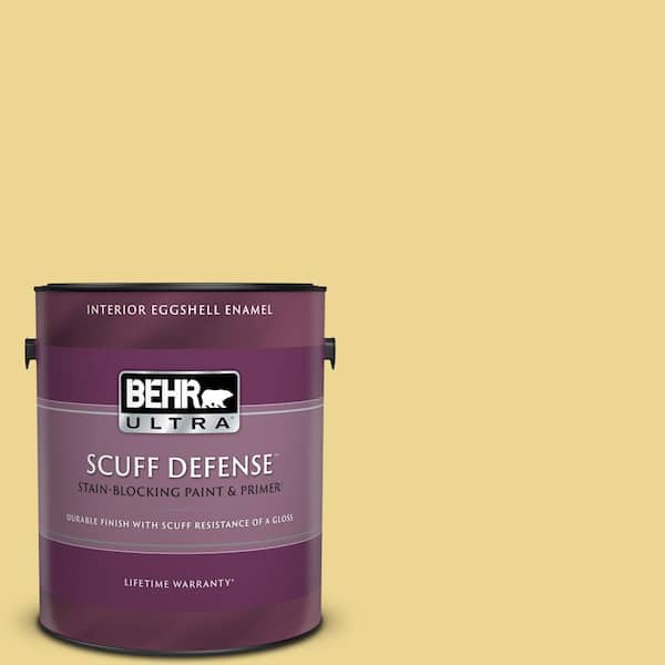 BEHR ULTRA 1 gal. #370D-4 Mustard Seed Extra Durable Eggshell Enamel Interior Paint & Primer