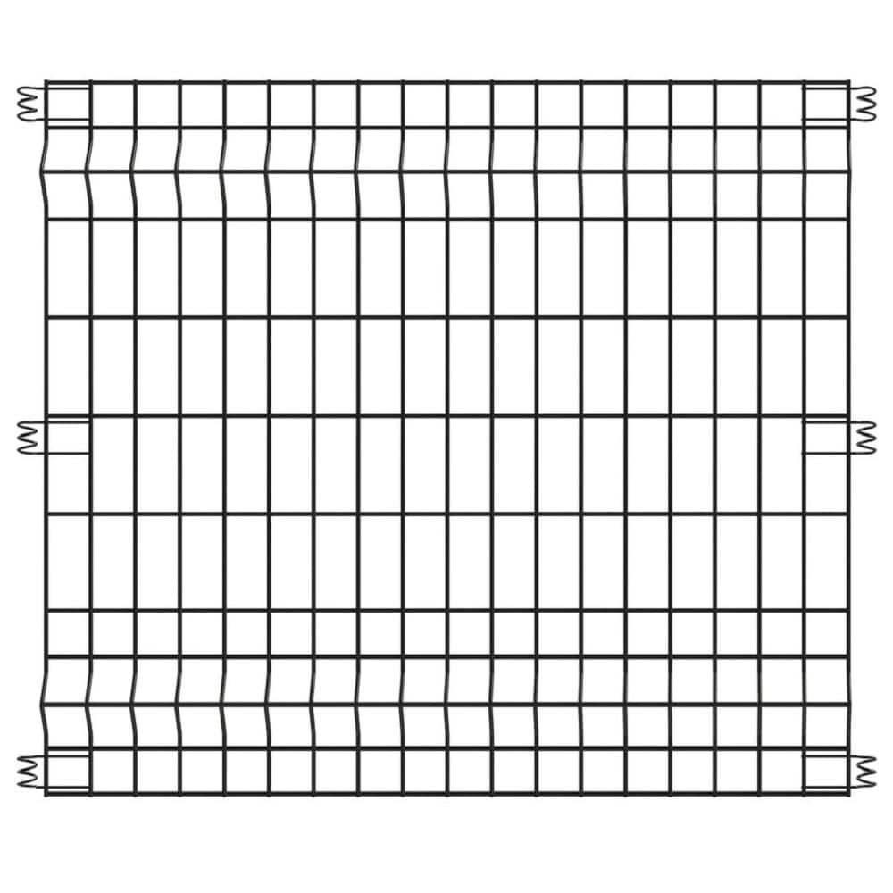31 in. H x 36 in. W Steel Multi-Purpose No Dig Black Metal Fence Panel price history on PriceWatchPro