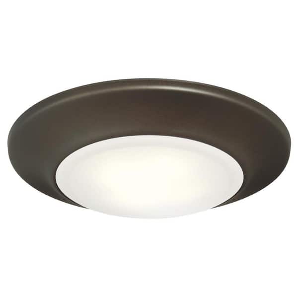 Westinghouse 12-Watt Oil Rubbed Bronze Indoor/Outdoor Integrated LED Flush Mount