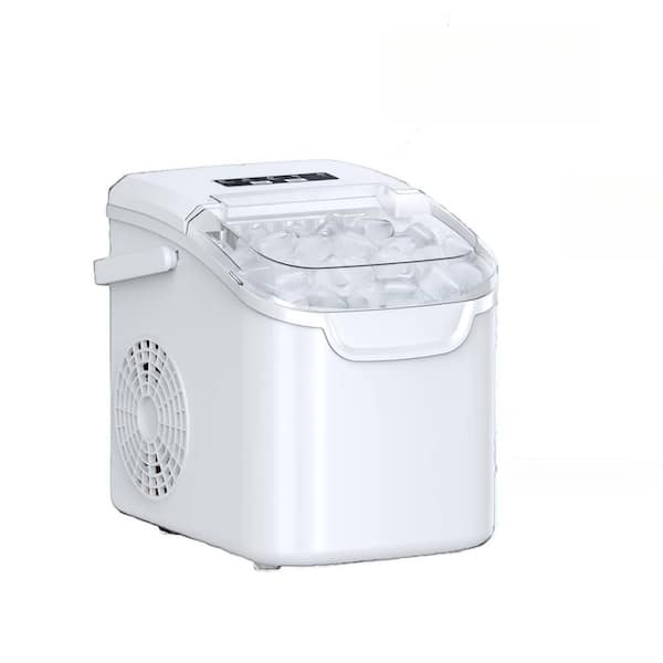 COWSAR 8.66 in. 26 lb. Portable Ice Maker Bullet Ice Machine with ...