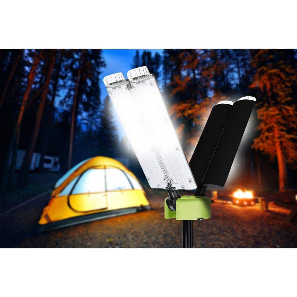 Voyager Collapsible Cordless LED Work Light with Aluminum Tripod
