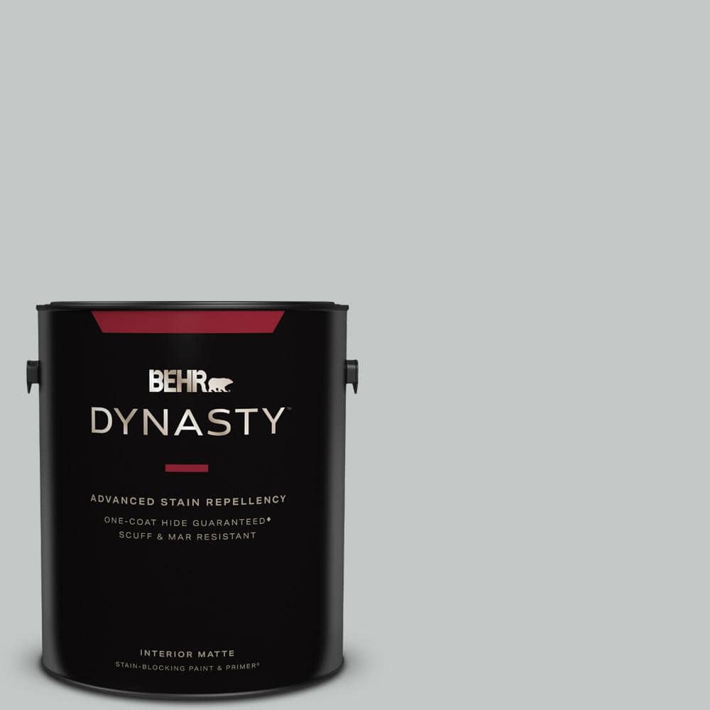 BEHR DYNASTY 1 gal. N4502 Zero Gravity Matte Interior StainBlocking Paint & Primer 165001