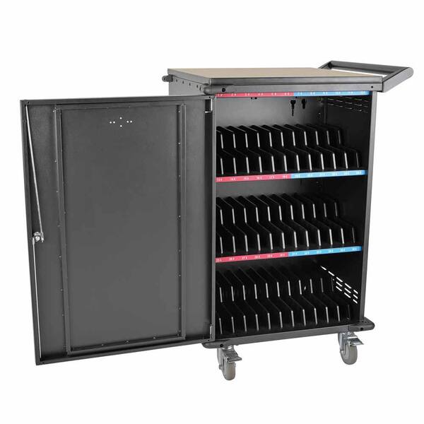 Tripp Lite 36-Device AC Charging Station Cart for Chromebooks and Laptops, Black