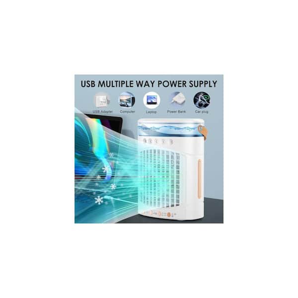 Adrinfly Portable Air Conditioner Cools Small Areas Sq. Ft. with