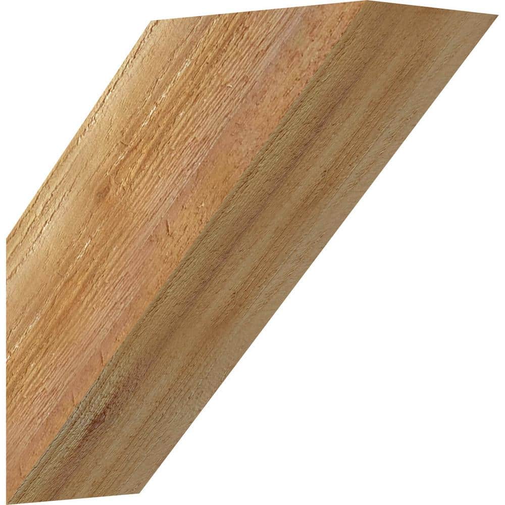 10" x 10" Rough Sawn Western Red Cedar Corbel