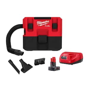 M12 FUEL 12-Volt 1.6 Gal. Lithium-Ion Cordless Wet/Dry Vacuum Kit with 6.0 Ah Battery and Charger