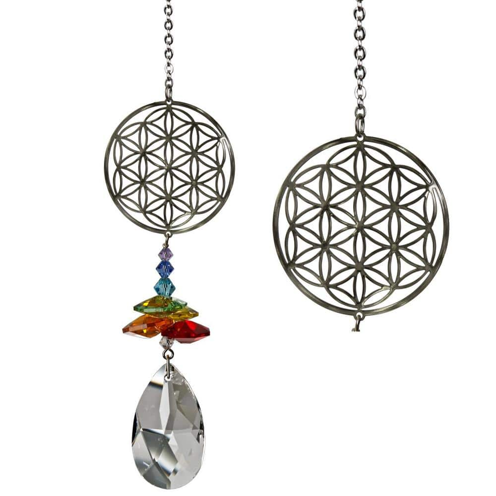 UPC 028375302512 product image for Woodstock Rainbow Makers Collection, Crystal Fantasy, 4.5 in. Flower of Life Cry | upcitemdb.com