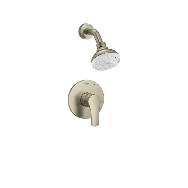 GROHE EuroSmart 1Handle Wall Mount Shower Trim Kit in Brushed Nickel