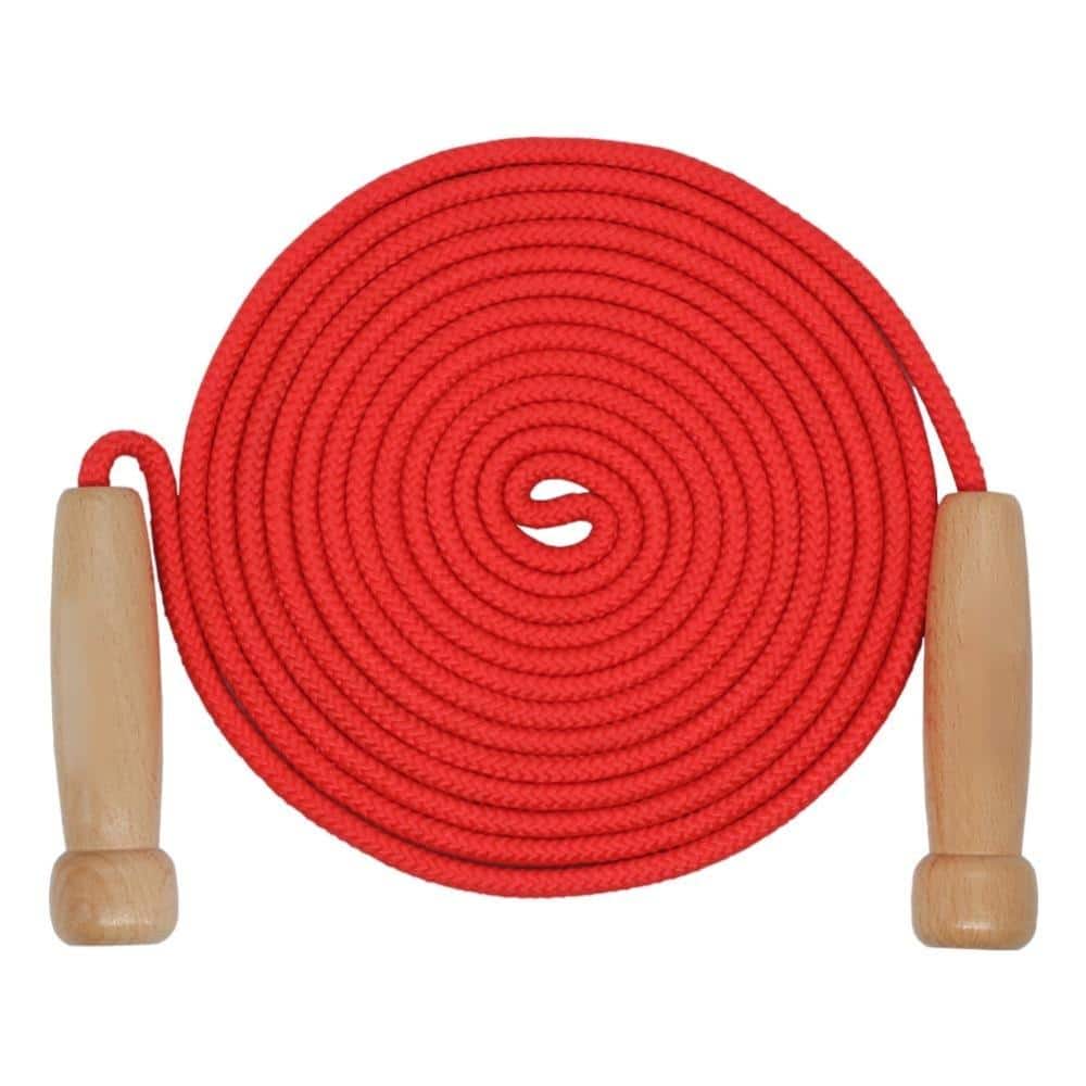 Jump Rope Handes LUKVIZO 16 ft Adjustable Long Jump Rope with Wooden Handles Multiplayer ...