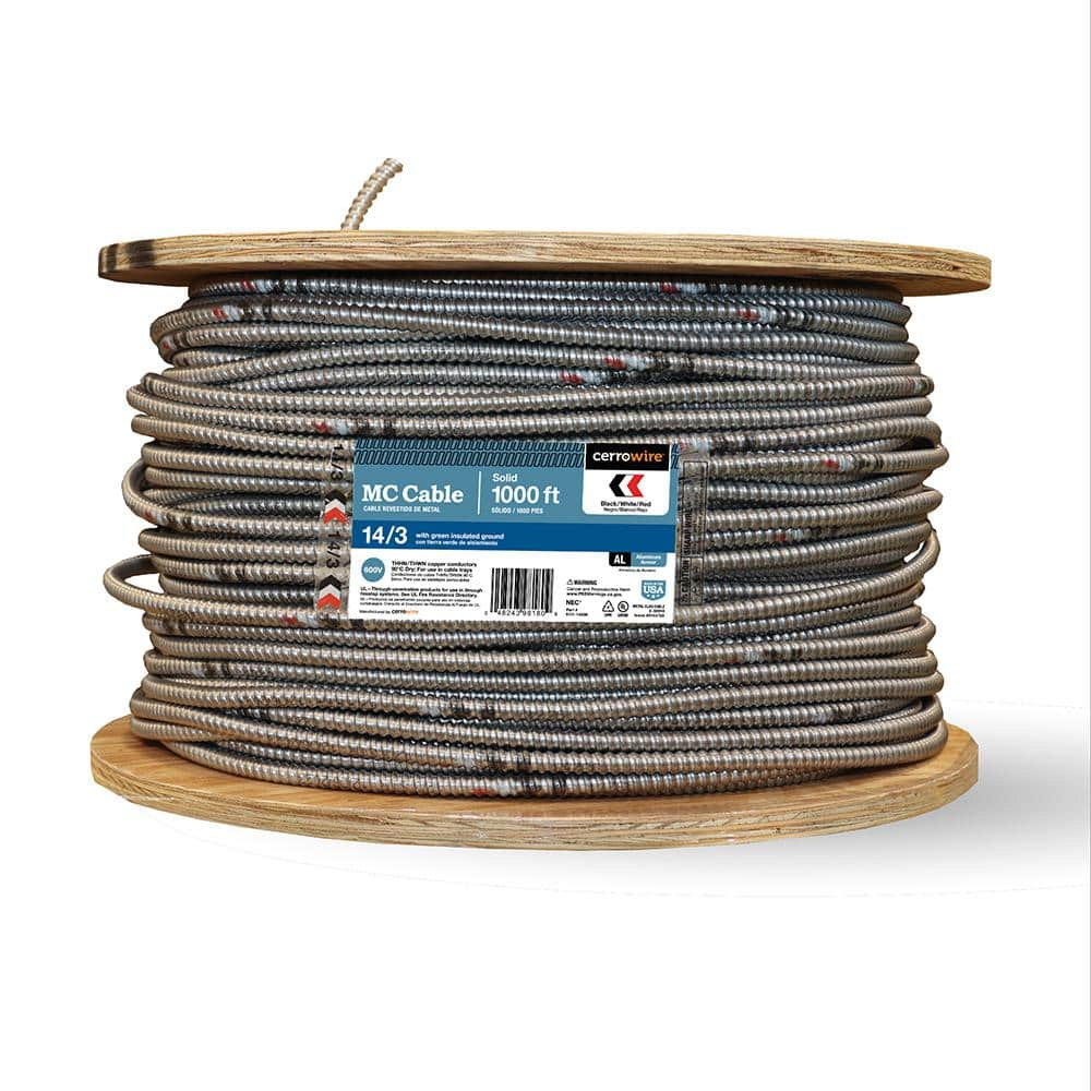 Cerrowire Ft Stranded Copper Mc Metal Clad Aluminum Armored Cable K The