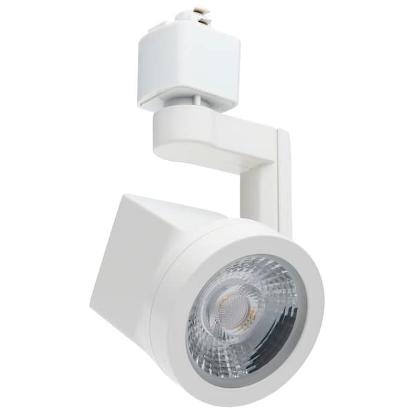 Lantern White Integrated LED Fixed Track Step Head Light Fixture, 36° Beam Spread
