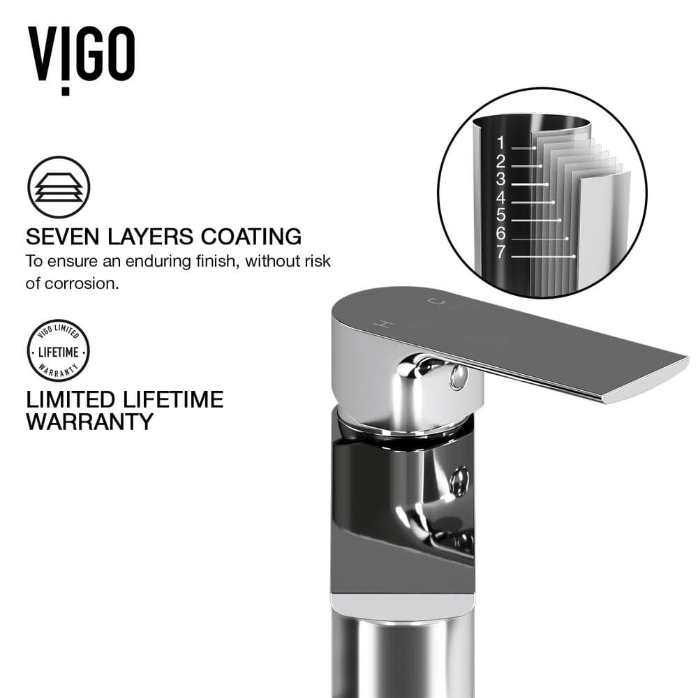 Norfolk Modern Black Brass Vessel Bathroom Faucet