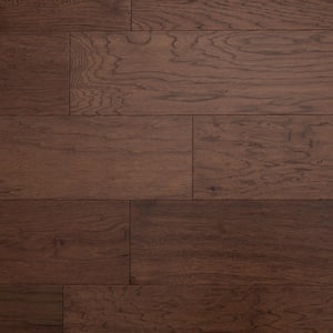 Take Home Sample - American Hickory Holland Light 6.5 in. Width x 8 in. Length Engineered Hardwood Flooring