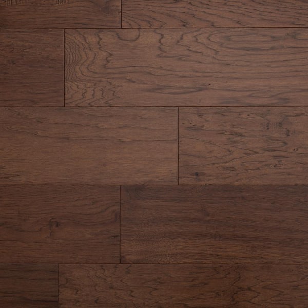 ASPEN FLOORING Take Home Sample - American Hickory Holland Light 6.5 in x 8 in. Engineered Hardwood Flooring