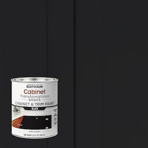1 qt. Black Cabinet Paint (4 Pack)