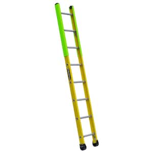 8 ft. Fiberglass Manhole Straight Ladder, ANSI, Type IAA, 375 lbs. Load Capacity