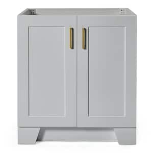 Taylor 30 in. W x 21.5 in. D x 34.5 in. H Freestanding Bath Vanity Cabinet Only in Grey