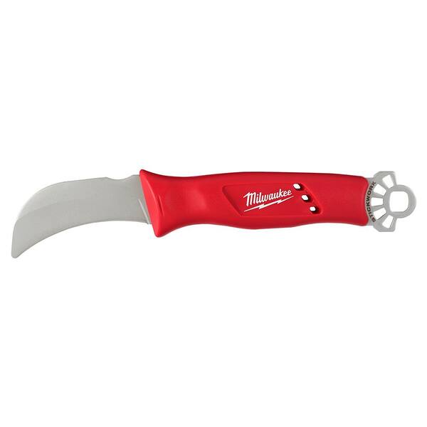 Milwaukee 36 oz. 4-in-1 Lineman's Hammer with Lineman's Hawkbill Knife with STICKWORK 3-in-1 Ring