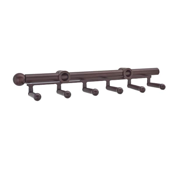 Rev-A-Shelf 6-Hook Oil Rubbed Bronze Pull-Out Belt Scarf Rack