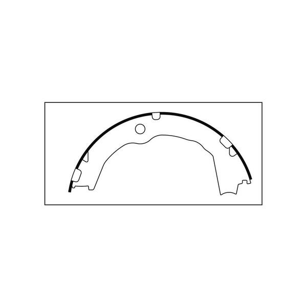 Centric Parts Parking Brake Shoe 2010-2011 Cadillac SRX 2.8L 3.0L