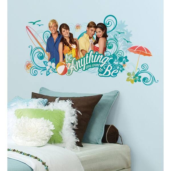 RoomMates 5 in. x 19 in. Teen Beach Movie be Anything You Want to be Peel and Stick Giant Wall Decals