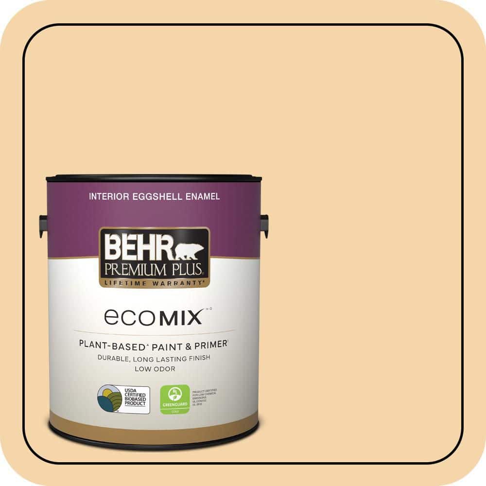 1 gal. #PPU6-08 Pale Honey Eggshell Enamel EcoMix Plant-Based Interior Paint & Primer price history on PriceWatchPro