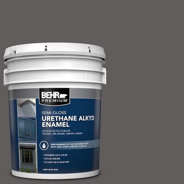 BEHR PREMIUM 5 gal. #PPU18-19 Intellectual Urethane Alkyd Semi-Gloss Enamel Interior/Exterior Paint