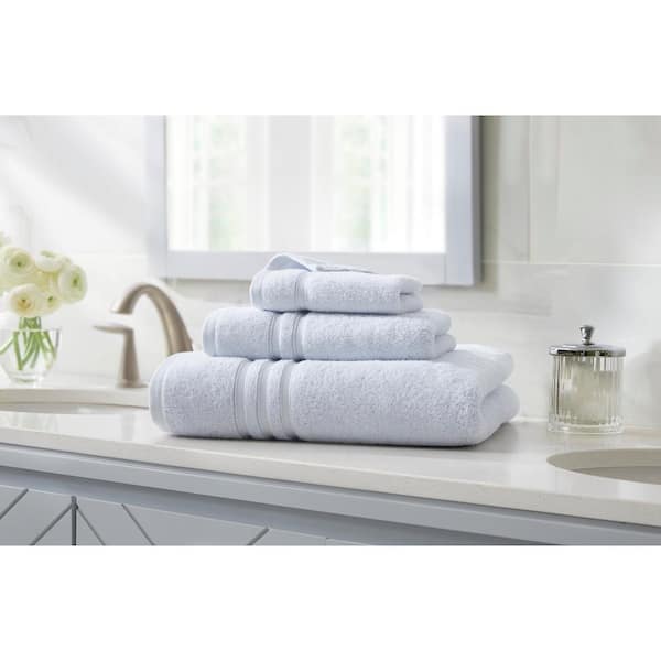 Home Decorators Collection Turkish Cotton Ultra Soft Shadow Gray Bath Towel