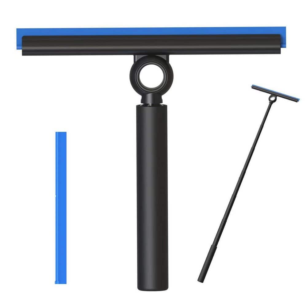1-Piece Bath Accessory Set in Black, Extendable Shower Squeegee with Replacement Blade for Glass Cleaning price history on PriceWatchPro