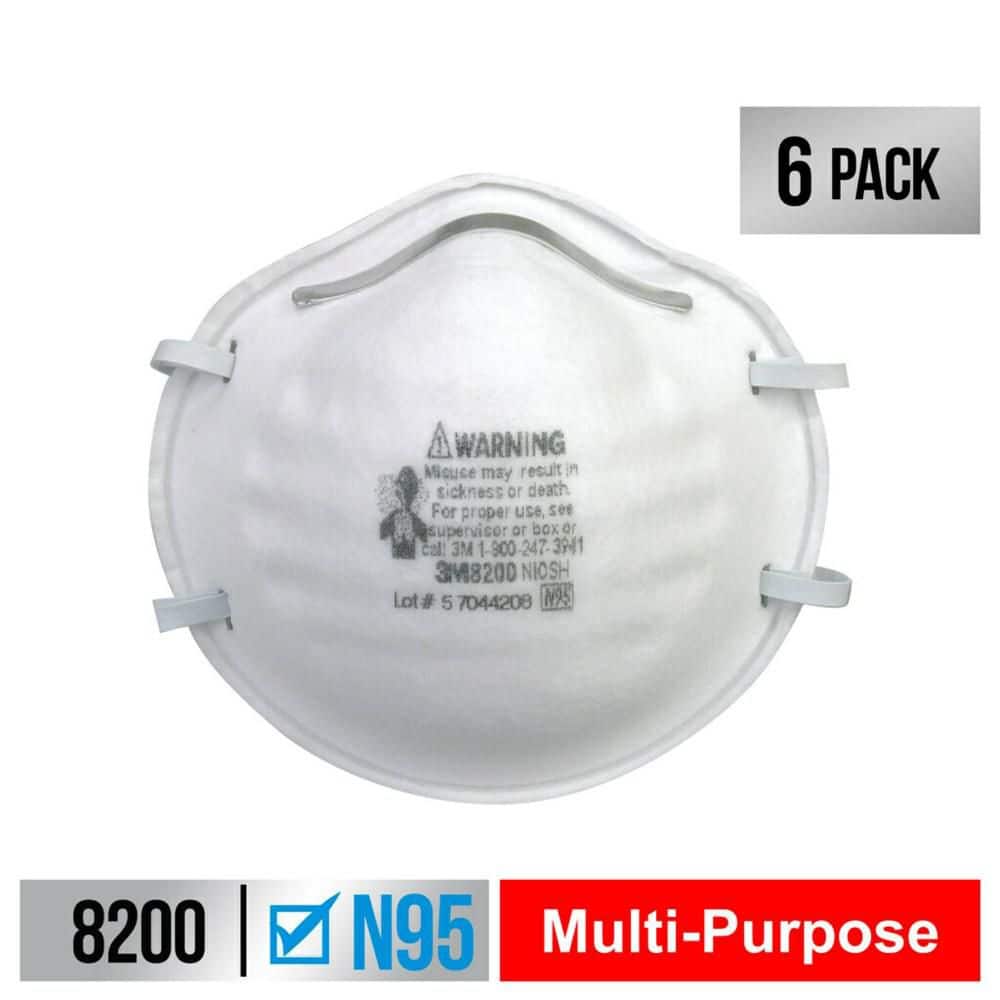 N95 Disposable Respirator (6-Pack)