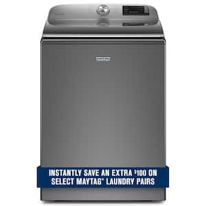 4.7 cu. ft. Smart Capable Metallic Slate Top Load Washing Machine with Extra Power and Deep Fill Option