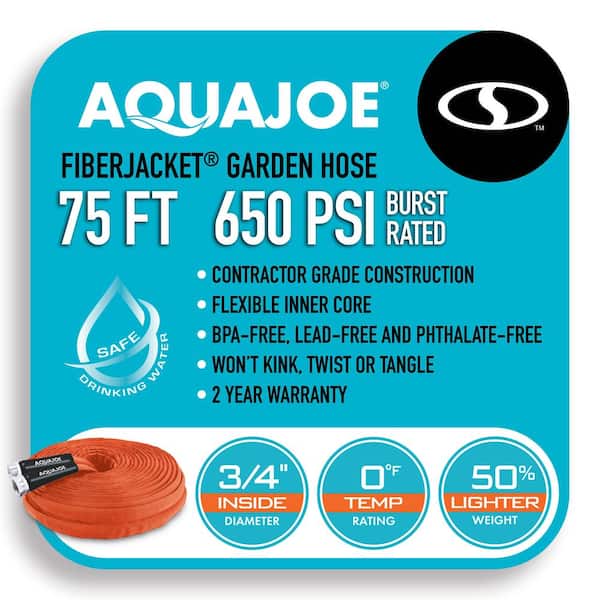 3/4 in. Dia x 75 ft. FiberJacket Contractor Grade Hose